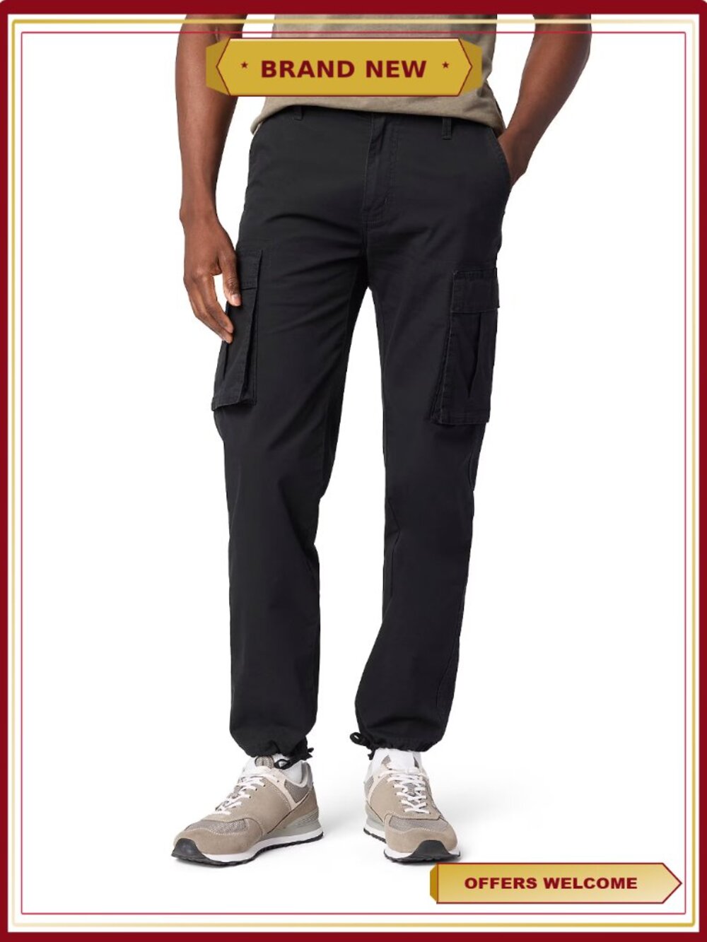 Men's Ultimate Flex Cargo Pants Relaxed Fit Straight Leg